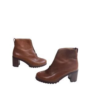 Madewell The Alyce Zip-Front Lugsole size 11